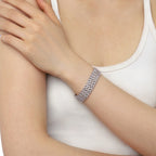 [Klee Schmuck]Verziertes Elegantes Armband für Partys mit Rundschliff