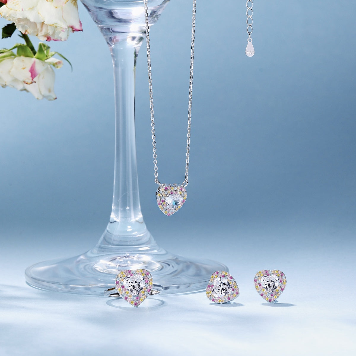 [Clover Jewelry]Exquisite Herzform-Halskette