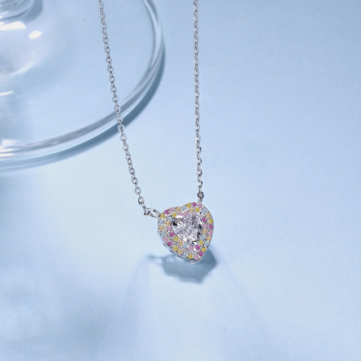 [Clover Jewelry]Exquisite Herzform-Halskette