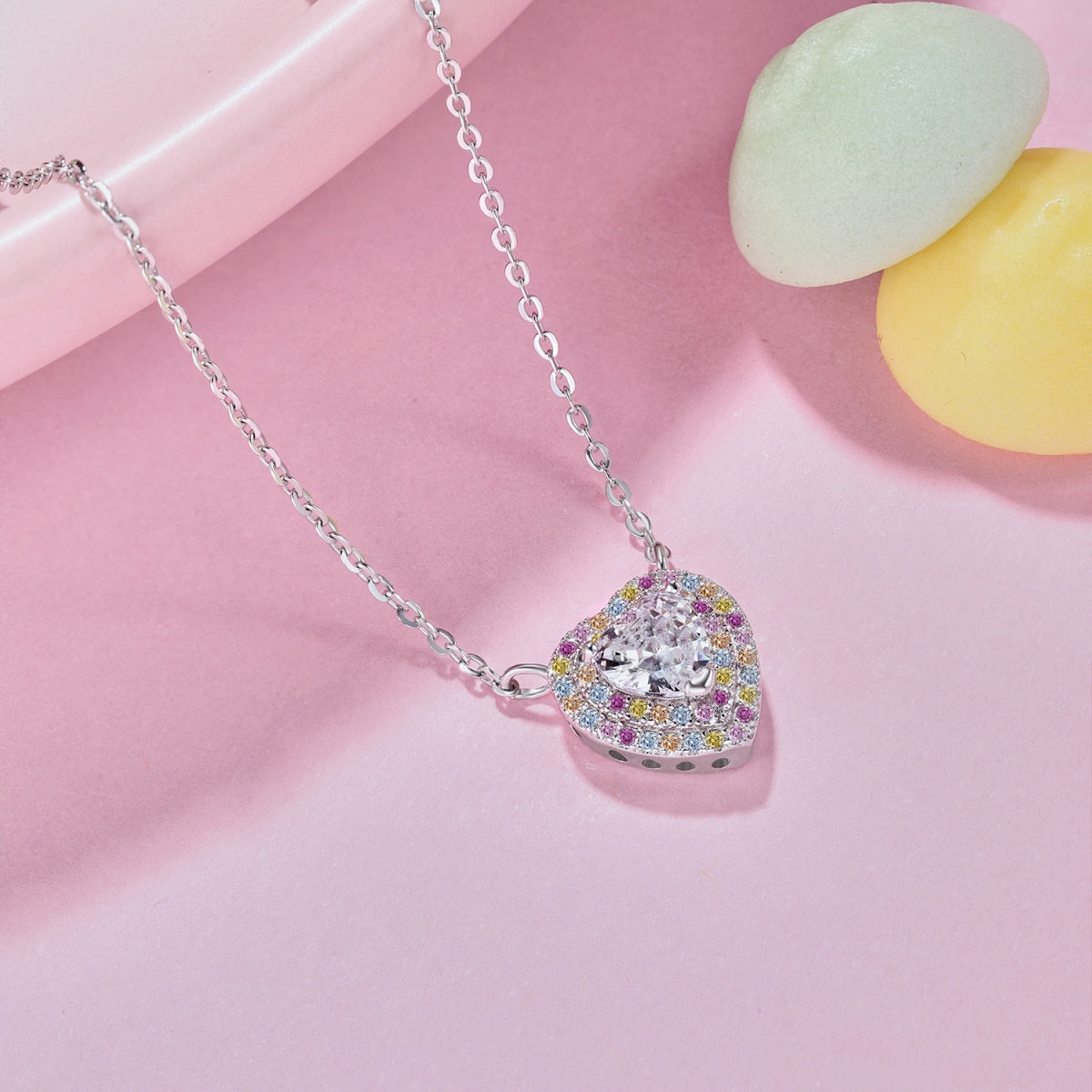 [Clover Jewelry]Exquisite Herzform-Halskette