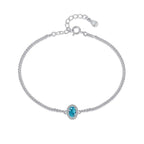 [Clover Jewelry]Exquisites ovales Armband