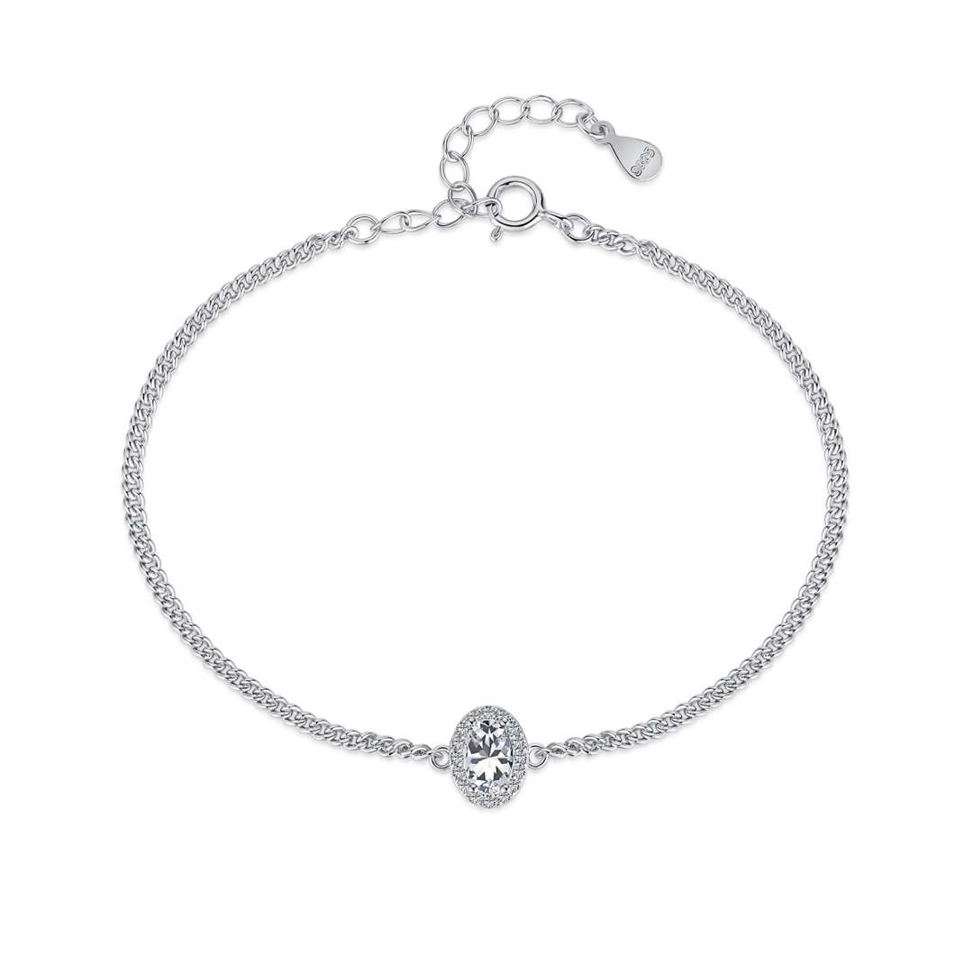 [Clover Jewelry]Exquisites ovales Armband