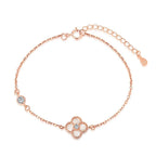 [Clover Jewelry] 可憐な四つ葉のクローバーブレスレット