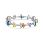 [Clover Jewelry]台形カット デイリーリング