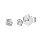 [Clover Jewelry]Zarte Solitär-Ohrringe