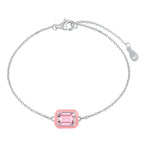 [Clover Jewelry]2.0 Karat Funkelndes Buntes Smaragd-Schliff Alltagsarmband