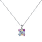 [Clover Jewelry]Gorgeous Multi Colorful Necklace