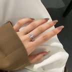 [Clover Jewelry]2.0カラット 華やかな光を放つラディアントカット パーティーリング
