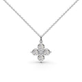 [Clover Jewelry]Vierblättriges Kleeblatt und achtzackige Stern-Halskette