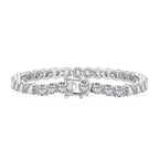 [Clover Jewelry]Aufwendig glitzerndes Hochzeitsarmband mit runden Steinen
