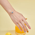 [Clover Jewelry]Funkelndes romantisches Herzform-Liebhaber-Armband