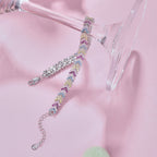 [Clover Jewelry]Ornate Sparkling Round Cut Party Bracelet