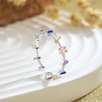[Clover Jewelry]台形カット デイリーリング