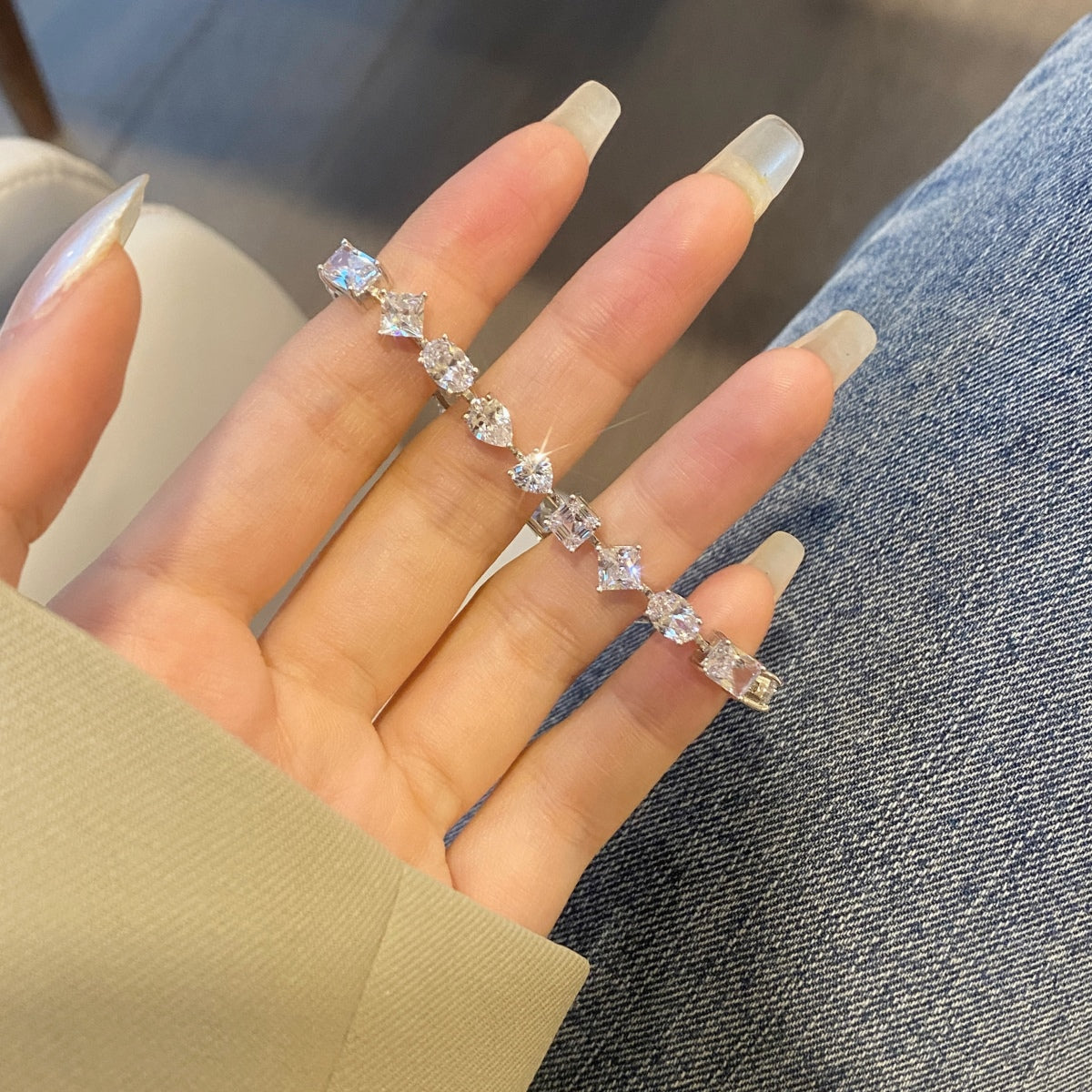 [Clover Jewelry]Einzigartiges Exquisites Armband für jeden Tag mit verschiedenen Schliffen