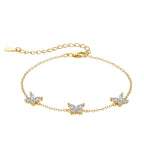 [Clover Jewelry]Schmetterlingskette im strahlenden Design