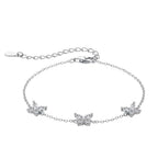 [Clover Jewelry]Schmetterlingskette im strahlenden Design