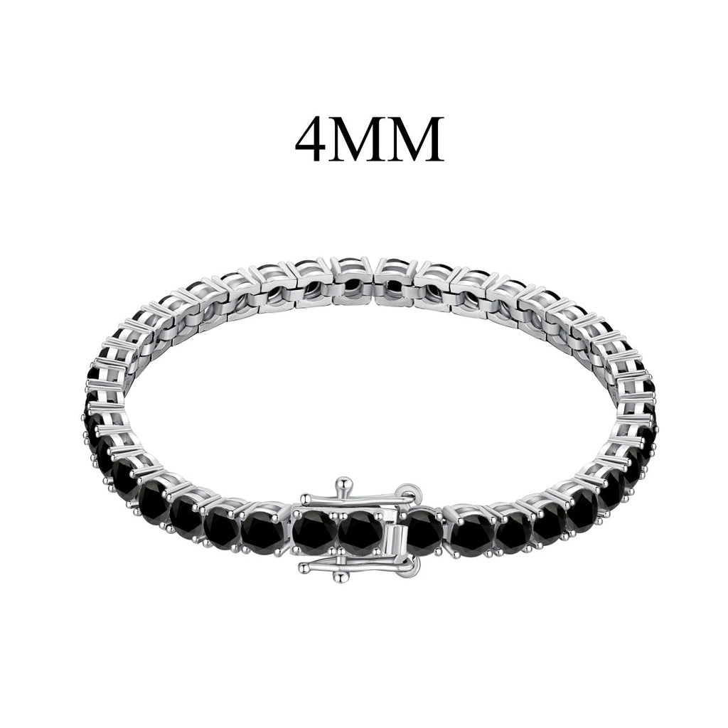 [Clover Jewelry]Funkelndes buntes Partyarmband mit rundem Schliff