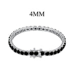 [Clover Jewelry]Funkelndes buntes Partyarmband mit rundem Schliff