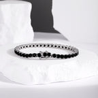 [Clover Jewelry]Funkelndes buntes Partyarmband mit rundem Schliff
