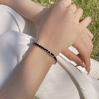 [Clover Jewelry]Funkelndes buntes Partyarmband mit rundem Schliff