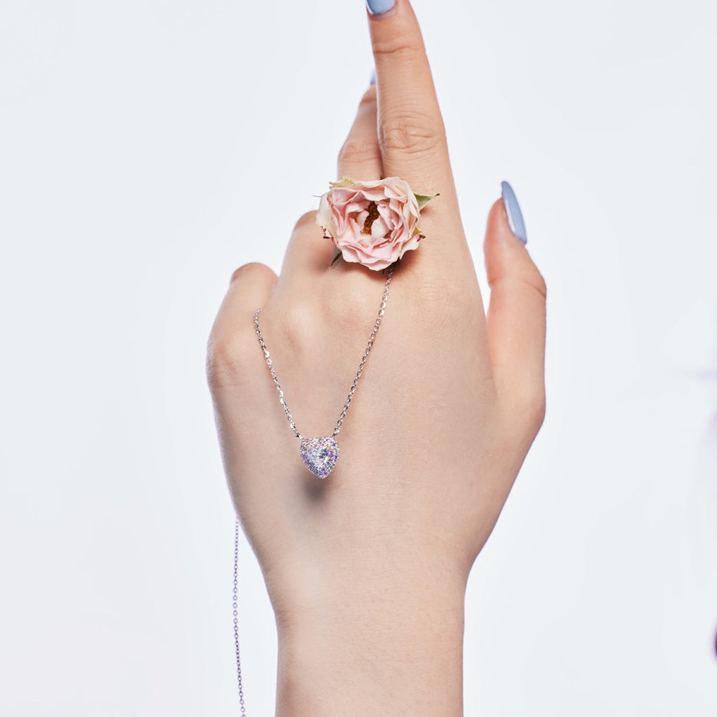 [Clover Jewelry]Exquisite Herzform-Halskette