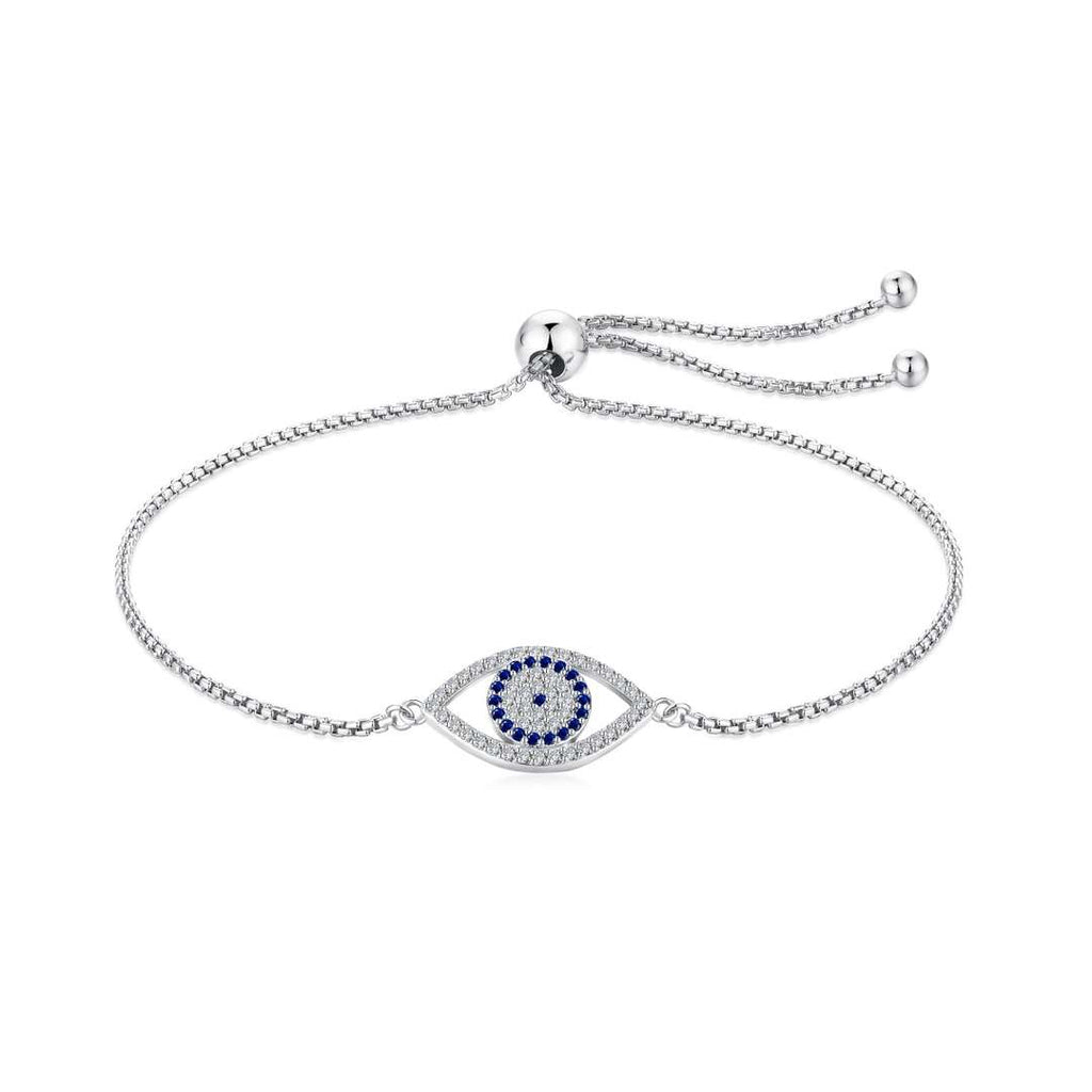 [Clover Jewelry]Funkelnde Halskette in Augenform