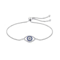 [Clover Jewelry]Funkelnde Halskette in Augenform