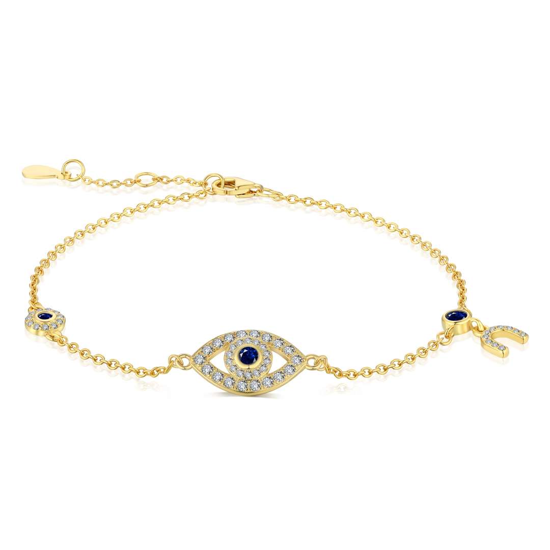 [Clover Jewelry]華奢な目玉型ネックレス