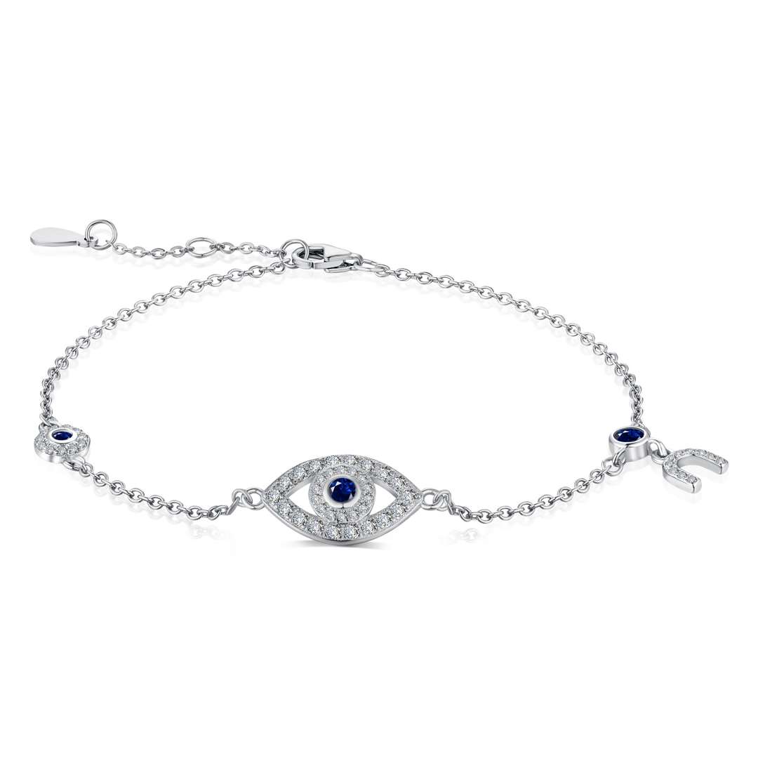 [Clover Jewelry]華奢な目玉型ネックレス