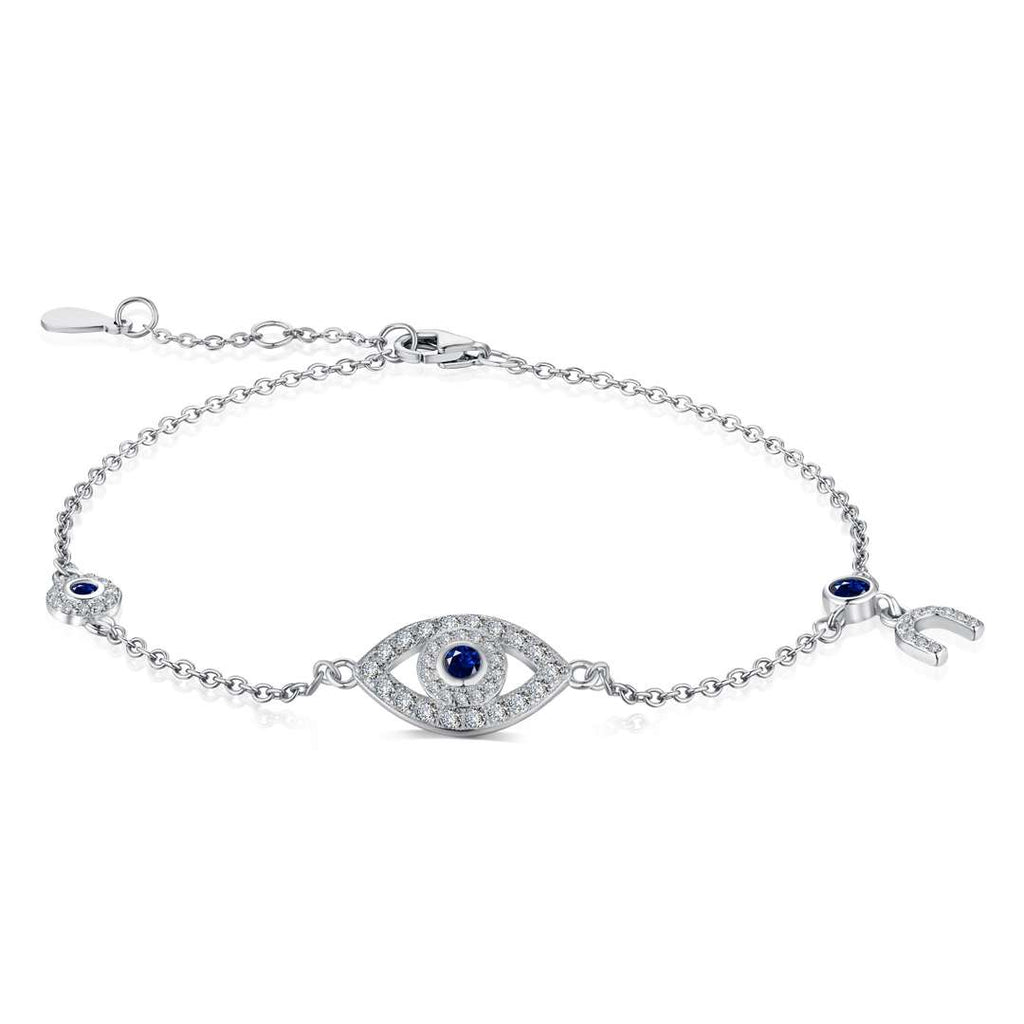[Clover Jewelry]華奢な目玉型ネックレス