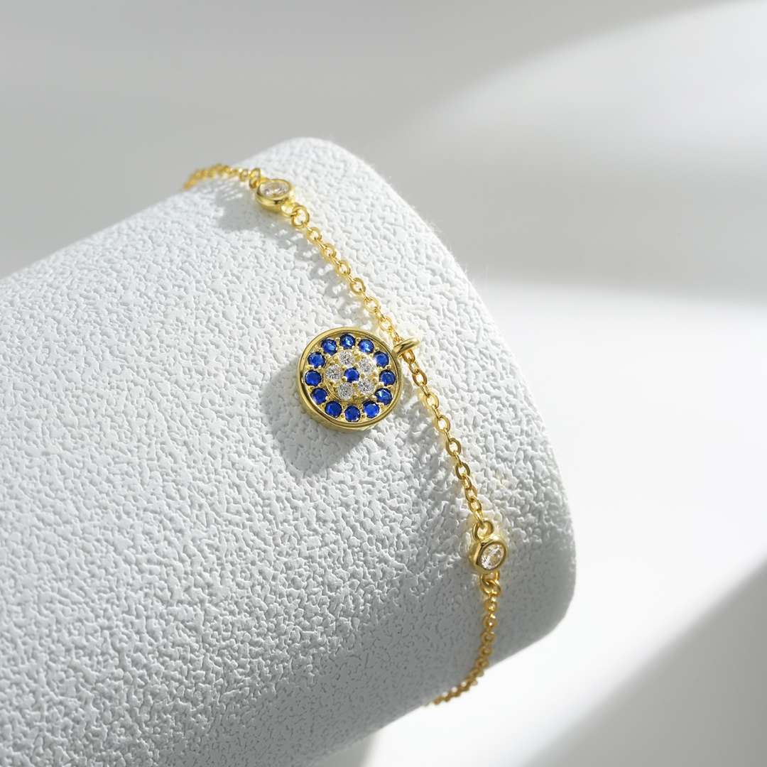 [Clover Jewelry] Teufelsauge Armband mit runder Form