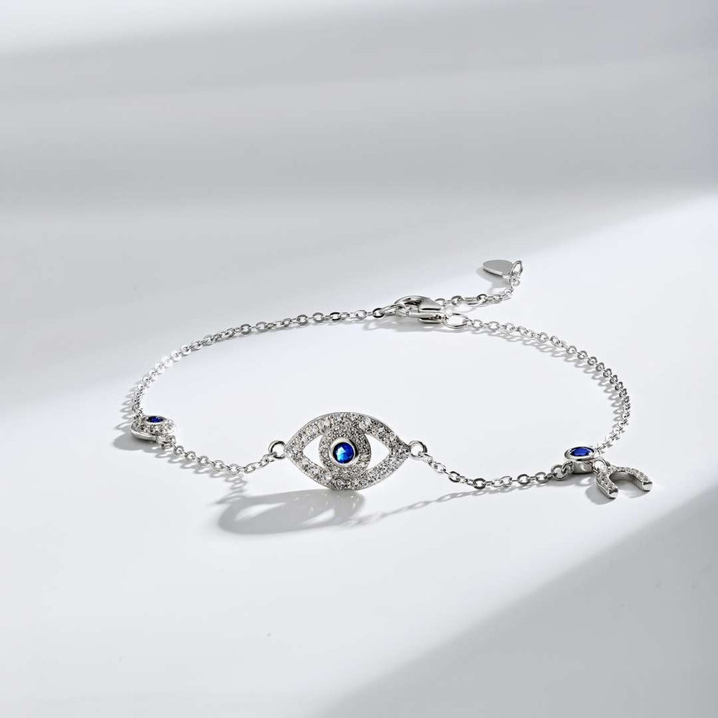 [Clover Jewelry]華奢な目玉型ネックレス