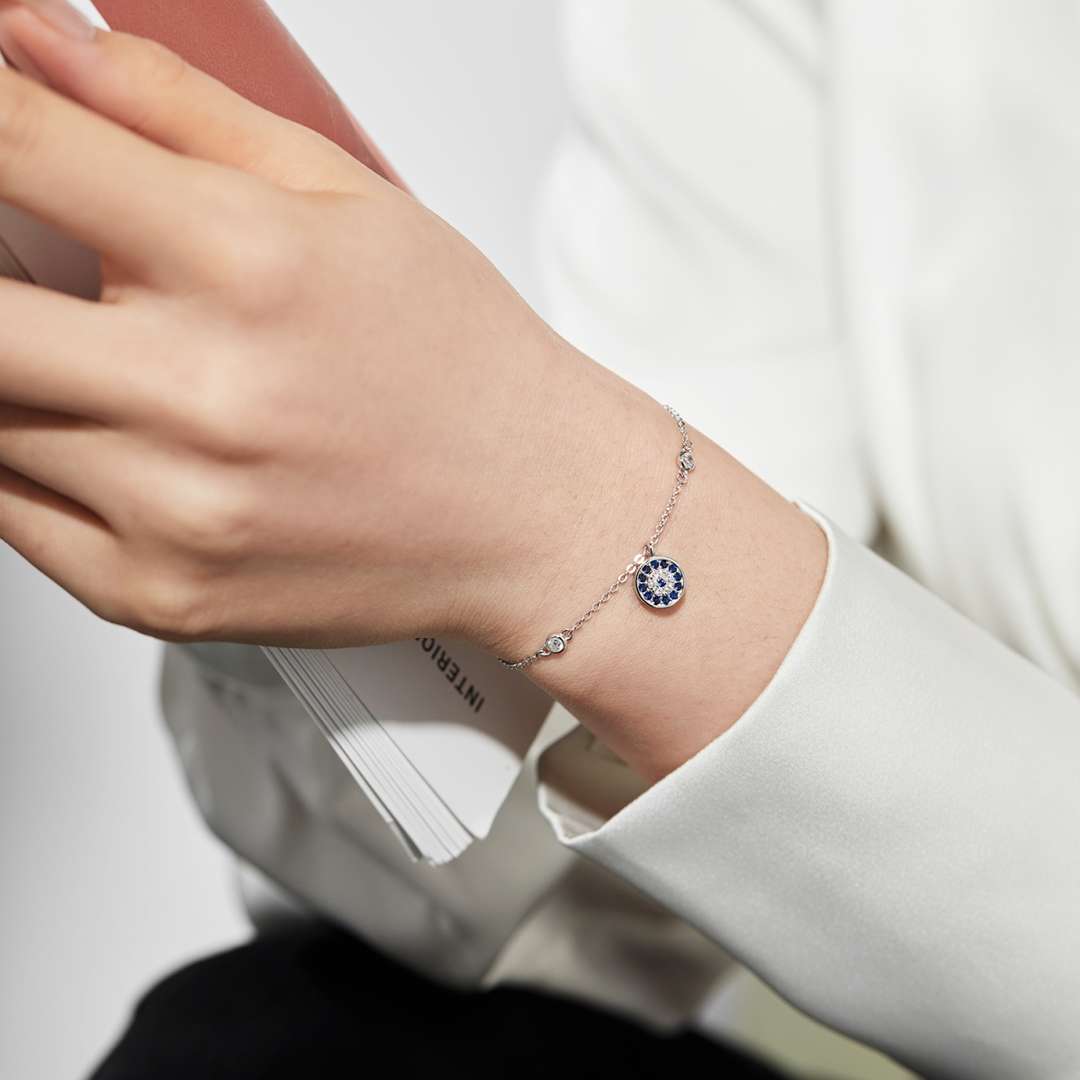 [Clover Jewelry] Teufelsauge Armband mit runder Form