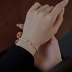 [Clover Jewelry]Funkelndes exquisites Armband mit Rundschliff für Partys