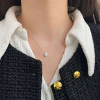 [Clover Jewelry]Aufwendige Herzkette