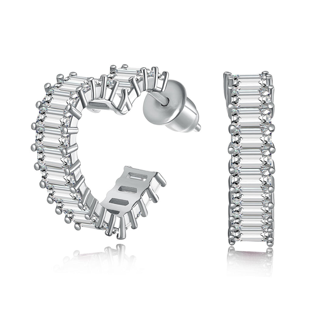 [Clover Jewelry]ラディアントハートカットアウトピアス