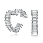 [Clover Jewelry]ラディアントハートカットアウトピアス