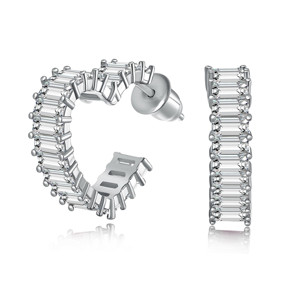 [Clover Jewelry]ラディアントハートカットアウトピアス