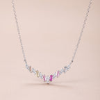 [Clover Jewelry]Funkelnde Regenbogenkette