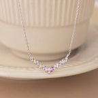 [Clover Jewelry]Funkelnde Regenbogenkette
