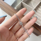 [Klee Schmuck]Luxuriöses, schillerndes quadratisches Bankettarmband