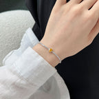 [Clover Jewelry]0.75 Karat Exquisites ovales Armband für jeden Tag