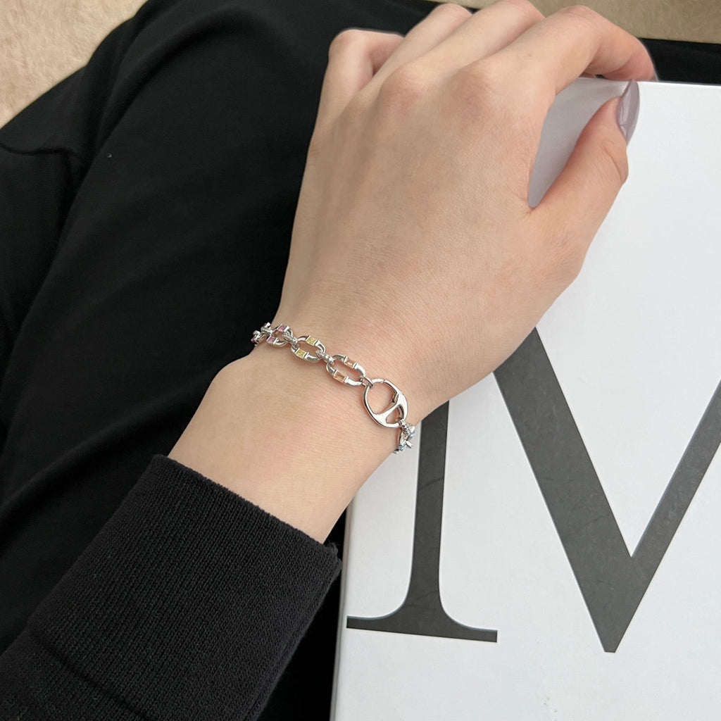 [Clover Jewelry]Funkelndes Buntes Alltagsarmband