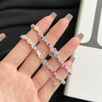 [Clover Jewelry]Funkelndes Armband in Wassertropfenform für den Alltag