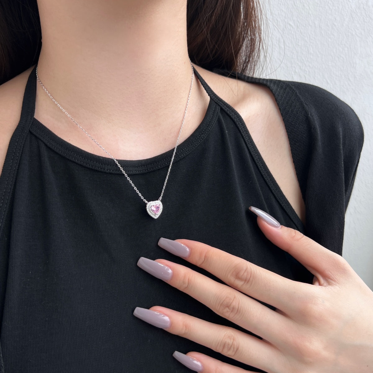 [Clover Jewelry]Exquisite Herzform-Halskette