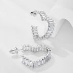 [Clover Jewelry]ラディアントハートカットアウトピアス