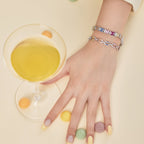 [Clover Jewelry]Funkelndes Buntes Alltagsarmband