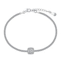 [Klee Schmuck]Luxuriöses, schillerndes quadratisches Bankettarmband