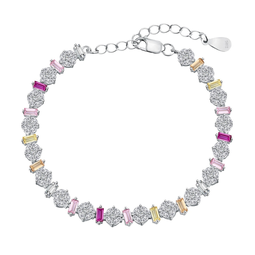 [Clover Jewelry]Strahlendes, farbenfrohes, rundes Alltagsarmband