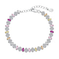 [Clover Jewelry]Strahlendes, farbenfrohes, rundes Alltagsarmband